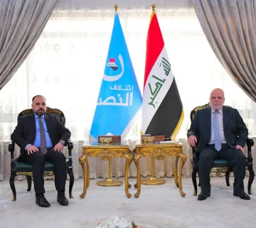 حيدر كريم الغراوي يلتقي الدكتور حيدر العبادي