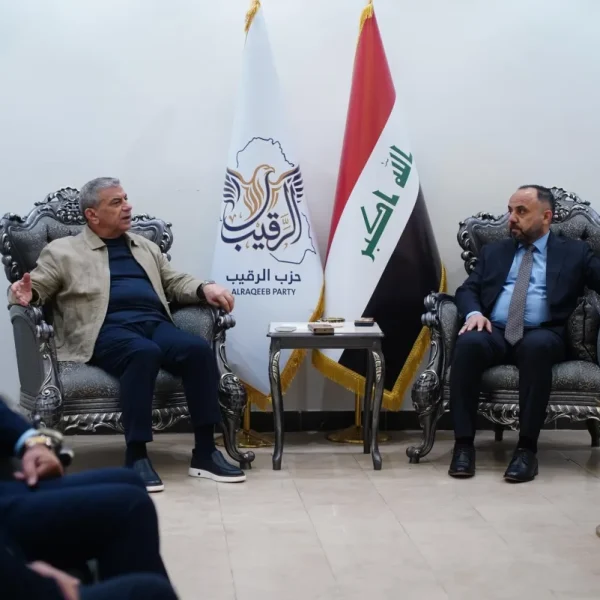حيدر كريم الغراوي يستقبل رئيس اتحاد مقاولين العراق