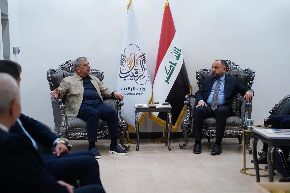 حيدر كريم الغراوي يستقبل رئيس اتحاد مقاولين العراق