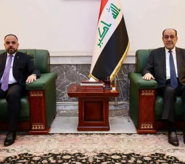 حيدر كريم الغراوي يلتقي السيد نوري المالكي